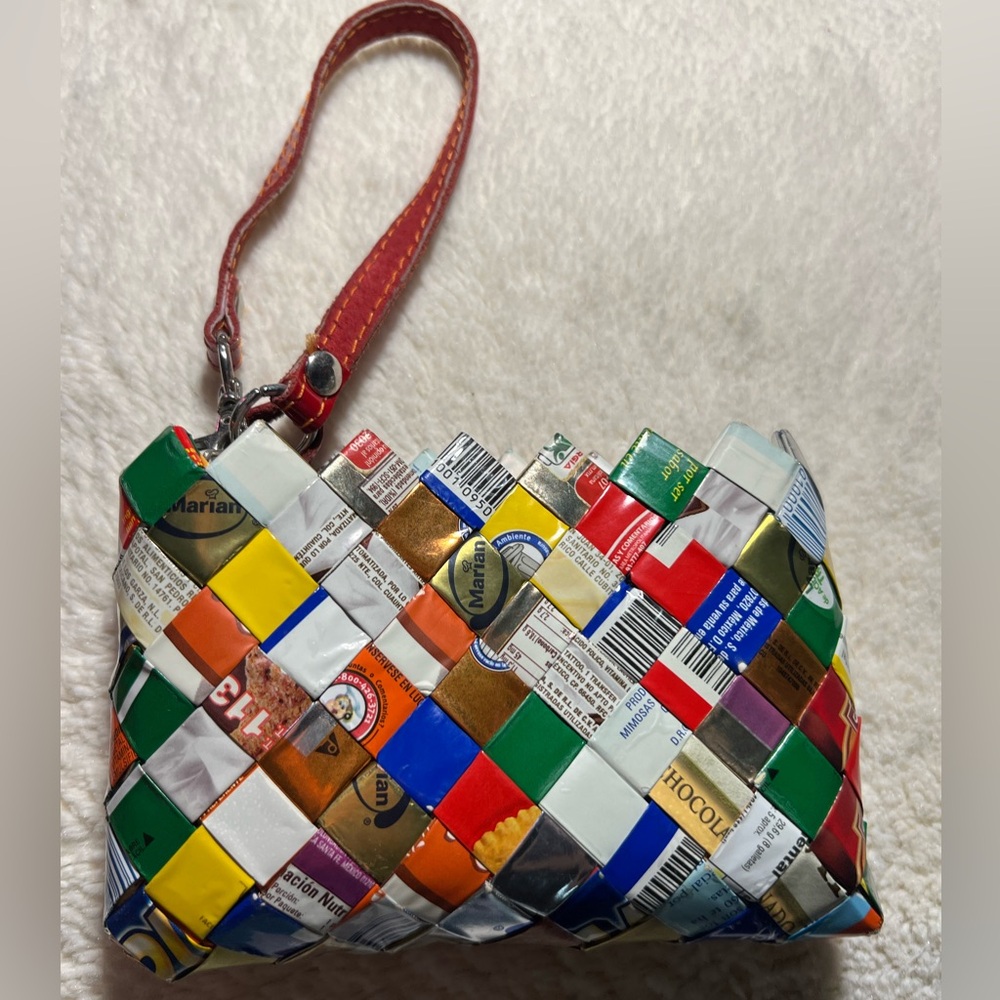 Nahui Ollin candy wrapper wristlet-Jolly Rancher